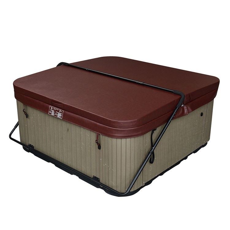 Aluminum Spa Cover Lifter: 2-Step Operation, Dual Buckles & Space-Saving Design suppliers