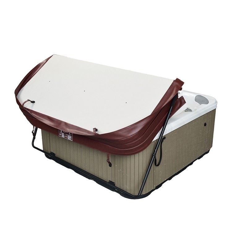 Aluminum Spa Cover Lifter: 2-Step Operation, Dual Buckles & Space-Saving Design suppliers