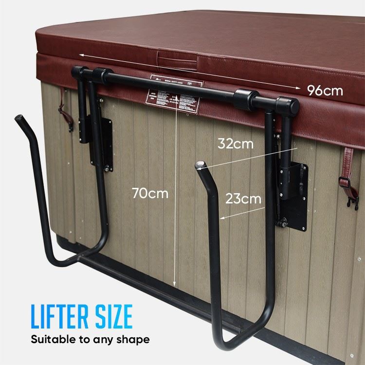 Aluminum SPA Cover Lifter: Air Spring Assist, Universal Fit & Effortless Single-Person Operation best