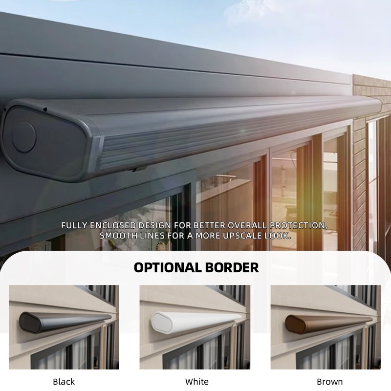 Smart Full-Box Retractable Canopy: UV Protection, All-Weather Control & Custom Fit factory
