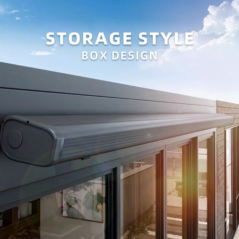 Smart Full-Box Retractable Canopy: UV Protection, All-Weather Control & Custom Fit high quality