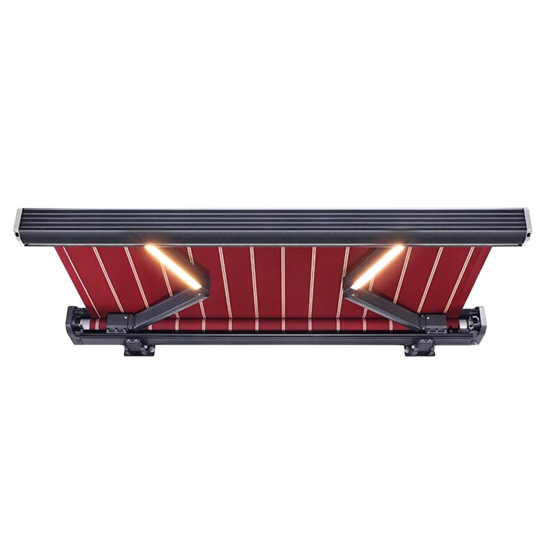 Kanopi Cerdas yang Dapat Ditarik{{0}Kotak Penuh: Perlindungan UV, Semua-Kontrol Cuaca & Penyesuaian Khusus